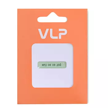 3D Стикер VLP Mood Of The Day, силикон, прозрачный светло-зеленый цвет