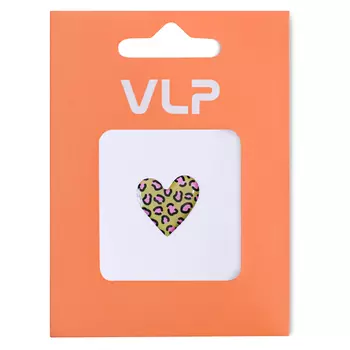 3D Стикер VLP Small Heart Green Leo, силикон, зеленый цвет