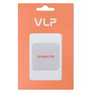 3D Стикер VLP Square White, силикон, белый цвет