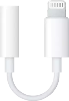 Адаптер Apple Lightning на Jack 3,5 мм белый (MMX62)