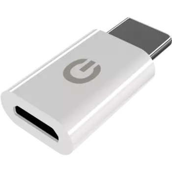 Адаптер Gerffins Micro USB/Type-C (белый)