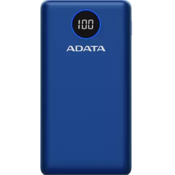 Аккумулятор ADATA P20000QCD, Li-Ion, 20000 мАч, синий
