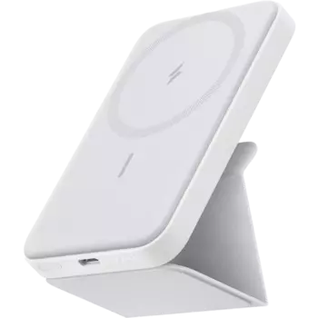 Аккумулятор Anker Mag-Go 5000 mAh Qi, белый