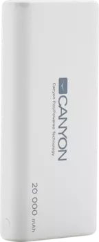 Аккумулятор Canyon CNS-CPBP20W, белый