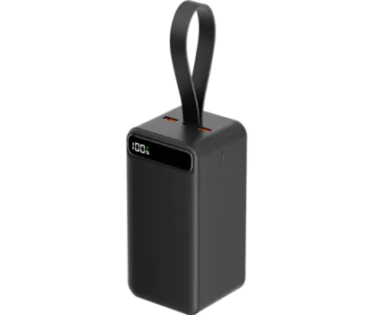 Аккумулятор Deppa Turbo V2 50000 mAh, черный