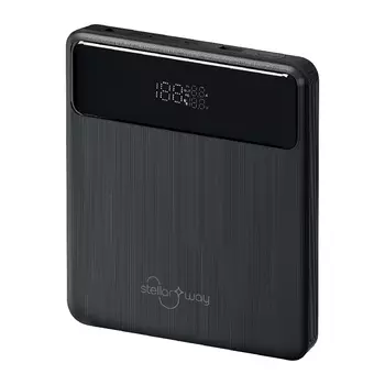Аккумулятор Stellarway 20000mAh 65W Flat, черный