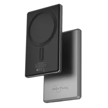 Аккумулятор Stellarway MagSafe PWB2 5000mAh PD, серый