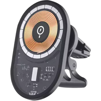 Автомобильный держатель Deppa Mage Safe Crystal магнитный, на вентиляционную решетку