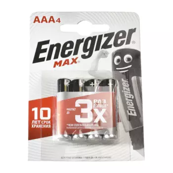 Батарейка Energizer Maximum E92 AAA 4 шт.