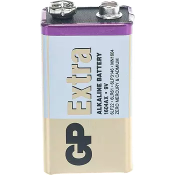 Батарейка GP Extra Alkaline 9V Крона 1шт.