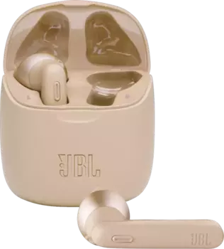 Bluetooth-гарнитура JBL TUNE 225TWS, золотистая