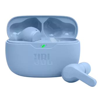 Bluetooth-гарнитура JBL Wave Beam, голубая