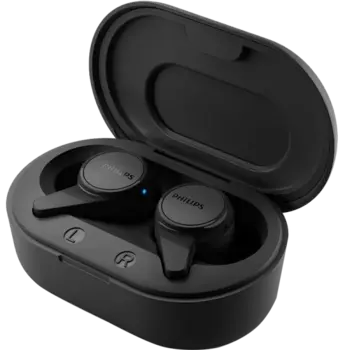 Bluetooth-гарнитура Philips TAT1207BK, черная