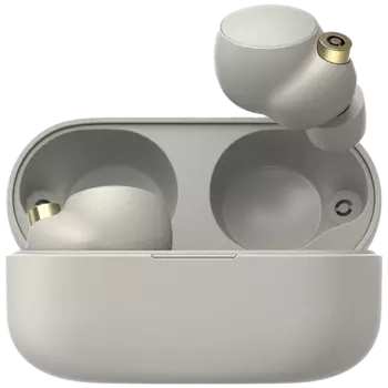 Bluetooth-гарнитура Sony WF-1000XM5, серебристая