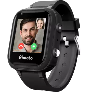 Часы-телефон Aimoto Pro V.2 4G детские, черные