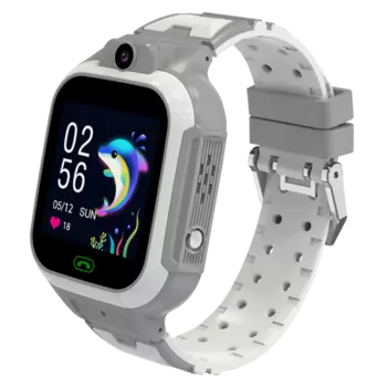 Часы-телефон Fontel детские KidsWatch 4G Active, серый