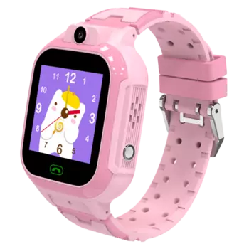 Часы-телефон Fontel детские KidsWatch 4G Active, розовый