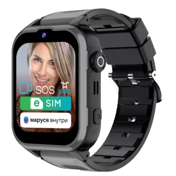 Часы-телефон Fontel детские KidsWatch 4G eSim Progress, серый