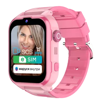Часы-телефон Fontel детские KidsWatch 4G eSim Progress, розовый