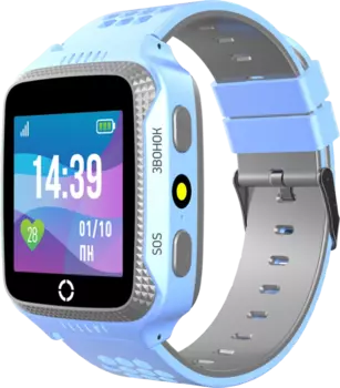 Часы-телефон JET Kid Scout детские, серо-голубые