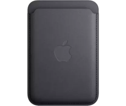 Чехол-бумажник Apple MagSafe для iPhone, микротвил, черный (MT2N3ZM/A)