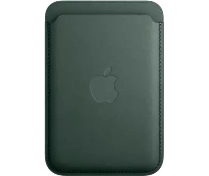 Чехол-бумажник Apple MagSafe для iPhone, микротвил, зеленый (MT273ZM/A)
