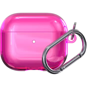 Чехол Deppa для футляра наушников Apple AirPods (3-го поколения), термополиуретан, розовый