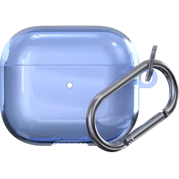 Чехол Deppa для футляра наушников Apple AirPods (3-го поколения), термополиуретан, голубой