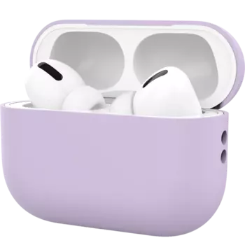 Чехол Deppa для футляра наушников Apple AirPods Pro 2, силикон, лавандовый