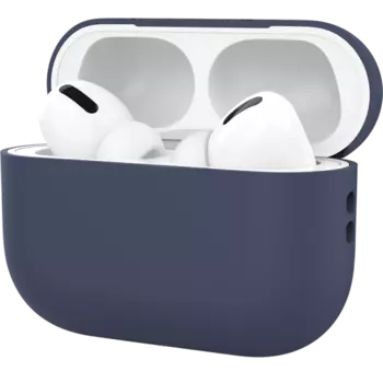 Чехол Deppa для футляра наушников Apple AirPods Pro 2, силикон, синий