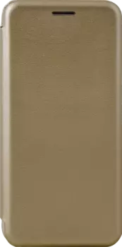 Чехол-книжка Deppa для Samsung Galaxy A8, кожзам, золотистый