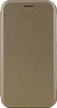 Чехол-книжка Deppa для Samsung Galaxy J2 Core, термополиуретан, золотистый