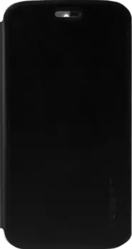 Чехол-книжка Gresso для Moto E4 Absolut Air, кожзам, черный