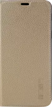 Чехол-книжка InterStep для Samsung Galaxy A6, кожзам, золотистый