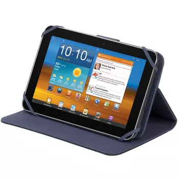 Чехол-книжка RIVACASE 3312 универсальный 7'', кожзам, черный