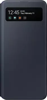 Чехол-книжка Samsung EA415PBEGRU для Galaxy A41, полиуретан, черный