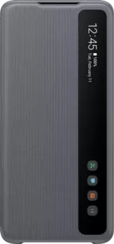 Чехол-книжка Samsung EF-ZG988CJEGRU для Galaxy S20 Ultra, полиуретан, серый