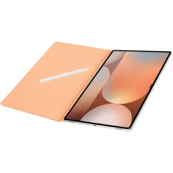 Чехол-книжка Samsung Smart Book Cover для планшета Galaxy Tab S10 Ultra | S9 Ultra, поликарбонат / полиуретан, оранжевый (EF-BX910POEGRU)