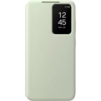 Чехол-книжка Samsung Smart View Wallet Case для Galaxy S24+, полиуретан, светло-зеленый (EF-ZS926CGEGRU)