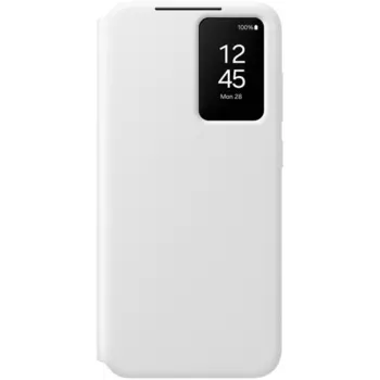Чехол-книжка Samsung Wallet Case для Galaxy S24FE, поликарбонат / полиуретан, белый (EF-ZS721CWEGRU)