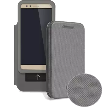 Чехол-книжка Мультибренд универсальный 4.9-5.2'', "шелл рубчик"