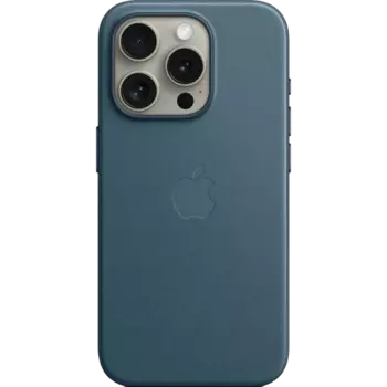 Чехол-крышка Apple Case with MagSafe для Apple iPhone 15 Pro, Pacific Blue, синий (MT4Q3)