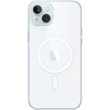 Чехол-крышка Apple Clear Case with MagSafe для Apple iPhone 15 Plus, силикон, прозрачный (MT213ZM/A)