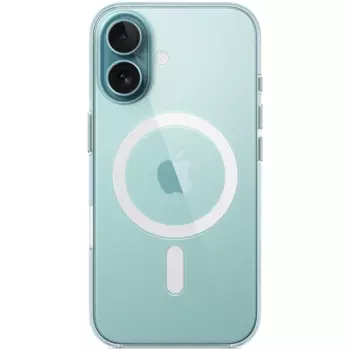 Чехол-крышка Apple Clear Case with MagSafe для Apple iPhone 16, поликарбонат / силикон, прозрачный (MA6A4FE/A)