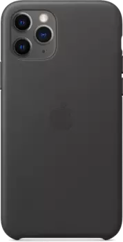 Чехол-крышка Apple для iPhone 11 Pro, кожа, черный (MWYE2)