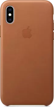 Чехол-крышка Apple для iPhone XS, кожа, коричневый (MRWP2)