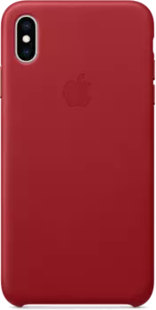 Чехол-крышка Apple для iPhone XS Max, кожа, красный (MRWQ2)