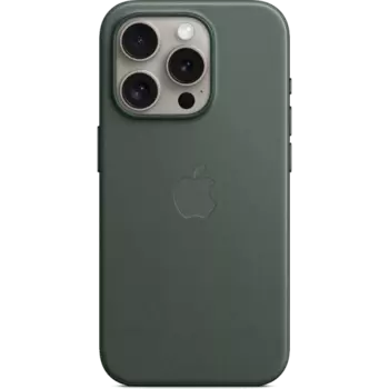 Чехол-крышка Apple FineWoven Case with MagSafe для Apple iPhone 15 Pro Max, зеленый