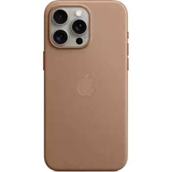 Чехол-крышка Apple FineWoven Case with MagSafe для Apple iPhone 15 Pro Max, бежевый (MT4W3)