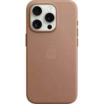 Чехол-крышка Apple FineWoven Case with MagSafe для Apple iPhone 15 Pro, ткань, бежевый (MT4J3)